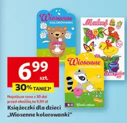 Auchan Książeczki dla dzieci „Wiosenne kolorowanki” oferta