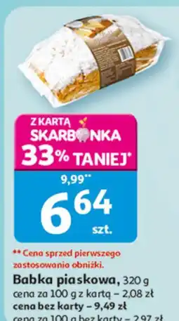 Auchan Babka piaskowa oferta