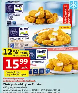 Auchan Złote paluszki rybne Frosta 450 g, wybrane rodzaje oferta