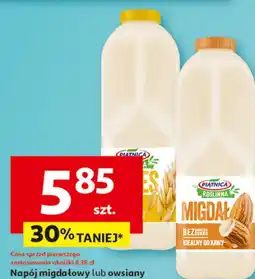 Auchan Napój migdałowy lub owsiany oferta