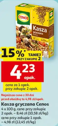 Auchan Kasza gryczana Cenos oferta