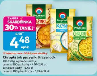 Auchan Chrupki lub prażynki Przysnacki oferta