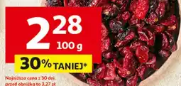 Auchan Żurawina cięta suszona, słodzona oferta