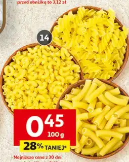 Auchan Makaron kolanka, rurki, świderki lub nitki luzem lub w opakowaniu oferta