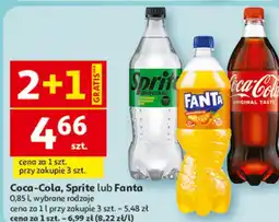 Auchan Coca-Cola, Sprite lub Fanta oferta