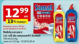Auchan Nabłyszczacz lub sól do zmywarki Somat oferta