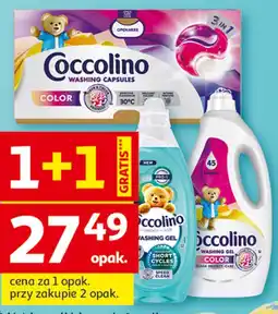 Auchan Żel lub kapsułki do prania Coccolino oferta