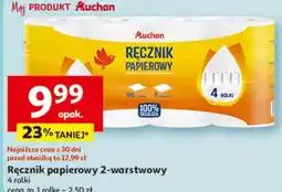 Auchan Ręcznik papierowy 2-warstwowy Auchan oferta