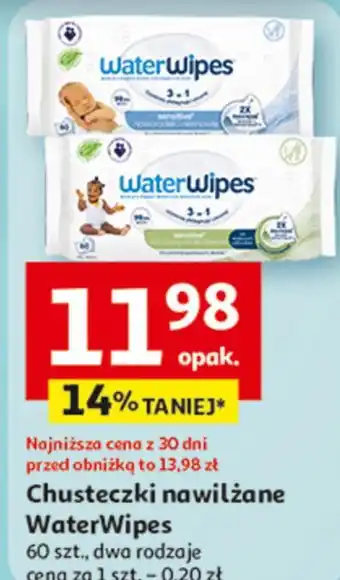 Auchan Chusteczki nawilżane WaterWipes oferta