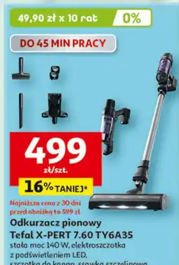 Auchan Odkurzacz pionowy Tefal X-PERT 7.60 TY6A35 oferta