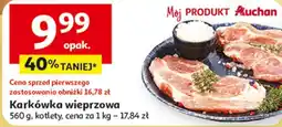 Auchan Karkówka wieprzowa oferta