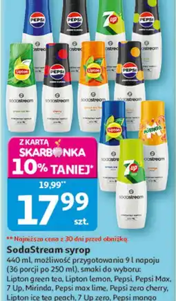 Auchan SodaStream syrop oferta