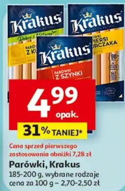 Auchan Parówki, Krakus oferta