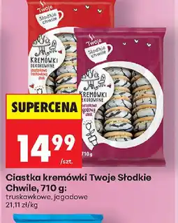 Biedronka Twoje Słodkie Chwile Ciastka kremówki oferta