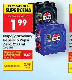 Biedronka Pepsi napój gazowany oferta