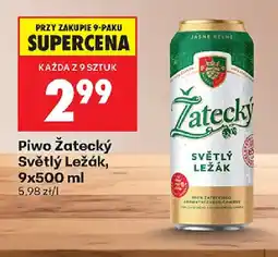 Biedronka Žatecký Piwo Světlý Ležák oferta