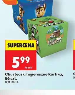 Biedronka Kartika chusteczki higieniczne oferta