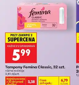 Biedronka Tampony Femina Classic oferta