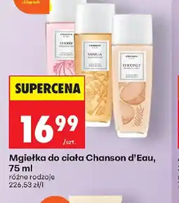 Biedronka Chanson d'Eau mgiełka do ciała oferta