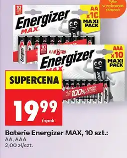 Biedronka Energizer Baterie MAX oferta