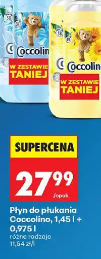 Biedronka Płyn do płukania Coccolino oferta