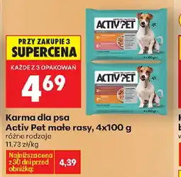 Biedronka Activ Pet karma dla psa małe rasy oferta