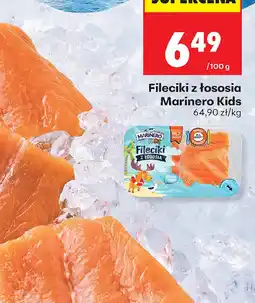 Biedronka Fileciki z łososia Marinero Kids oferta