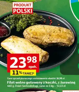 Auchan Filet z kaczki ze ściółki sosem żurawinowym Auchan Pewni Dobrego oferta