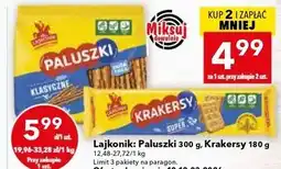 Lewiatan Lajkonik: Paluszki 300 g, Krakersy 180 g oferta
