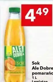 Lewiatan Sok Ale Dobre! pomarańcza 1 L Lewiatan oferta