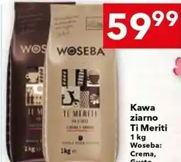 Lewiatan Kawa ziarno Ti Meriti 1 kg Woseba: Crema, Gusto oferta