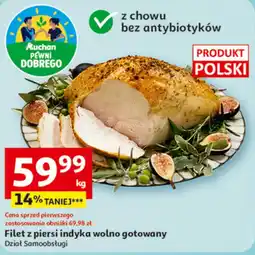 Auchan Filet z piersi indyka Pewni Dobrego oferta