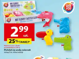 Auchan Pistolety na wodę One Two Fun oferta