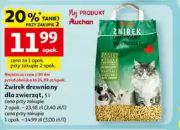 Auchan Żwirek drewniany Auchan oferta