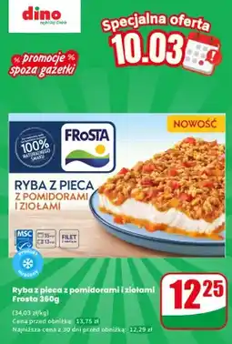 Dino Ryba z pieca z pomidorami i ziołami oferta