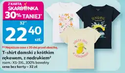 Auchan T-shirt damski O oferta
