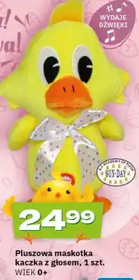 Twój Market Pluszowa maskotka kaczka z głosem oferta