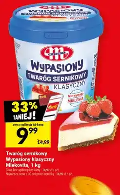 Twój Market Twaróg sernikowy Wypasiony klasyczny Mlekovita oferta