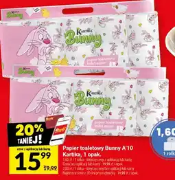 Twój Market Papier toaletowy Bunny A'10 Kartika oferta