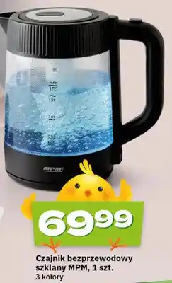 Twój Market Czajnik bezprzewodowy szklany MPM oferta