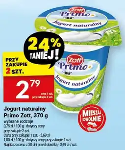 Twój Market Jogurt naturalny primo zott oferta