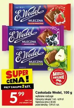 Twój Market Czekolada mleczna Wedel oferta
