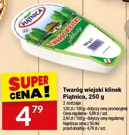 Twój Market Twaróg wiejski klinek oferta