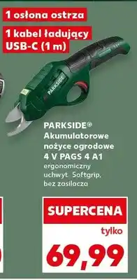Kaufland Akumulatorowe nożyce ogrodowe 4 V PAGS 4 A1 oferta