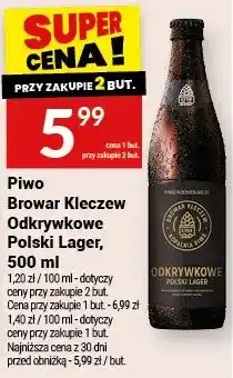 Twój Market Piwo browar kleczew odkrywkowe polski lager oferta