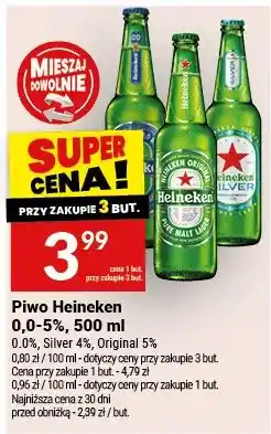 Twój Market Piwo heineken 0.0-5% oferta
