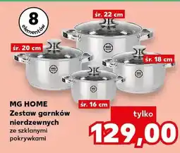 Kaufland Zestaw garnków nierdzewnych oferta