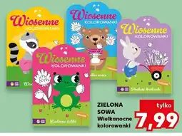 Kaufland Zielona sowa wielkanocne kolorowanki oferta