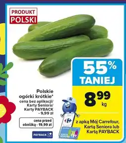Carrefour Ogórki krótkie polskie oferta