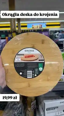 Biedronka Okrągła deska do krojenia oferta